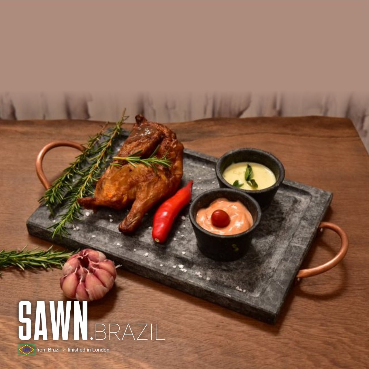 Soapstone Rectangular Grill