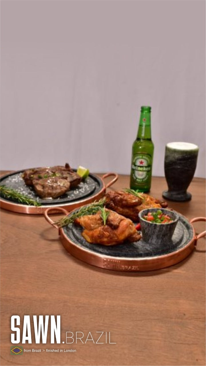 Soapstone Round Grill Pan