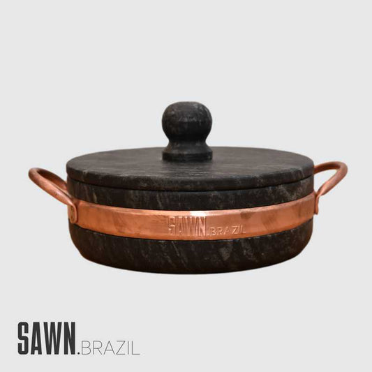 Soapstone Low Cooking Pot 1500ml