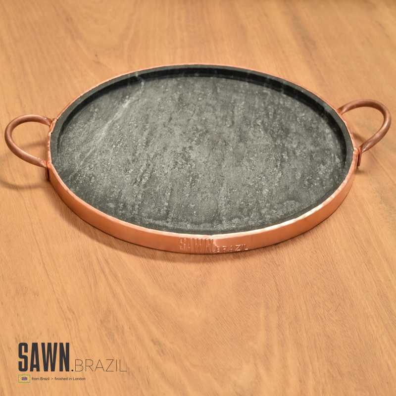 Soapstone pizza stone/searing pan